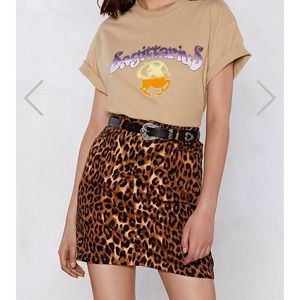 NEW Leopard print skirt